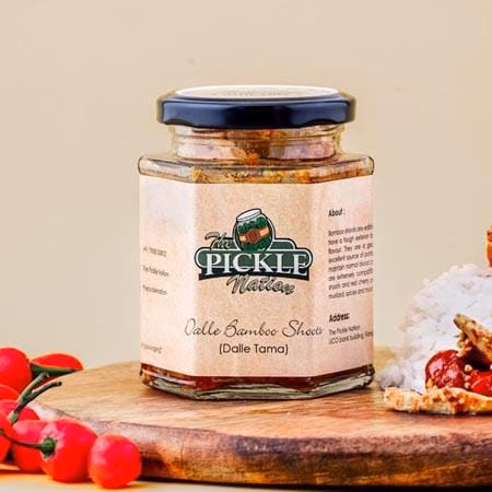 Dalle Bamboo Shoot Pickle |  Bold Himalayan Chilli Pickle - 250gm