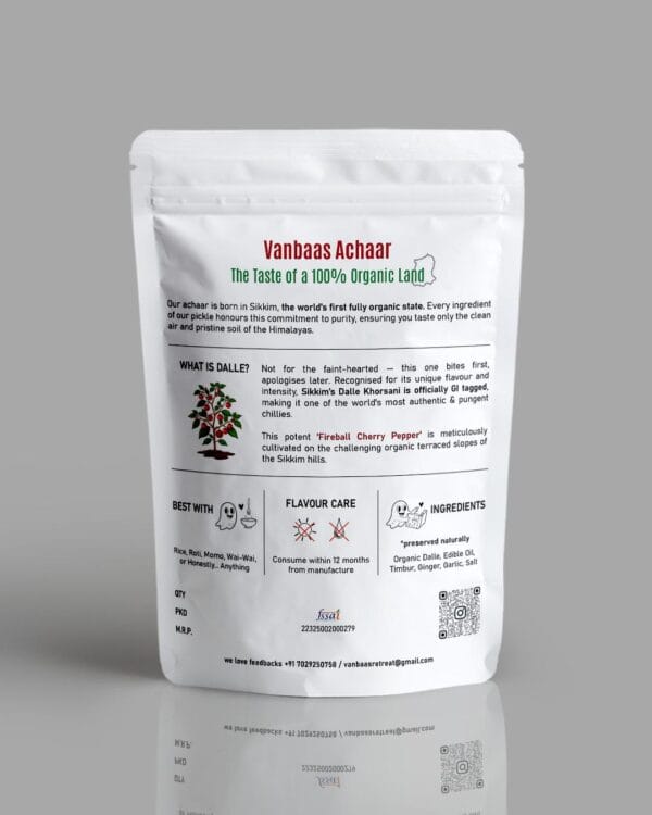 Organic Sikkim Dalle Paste - Authentic Himalayan Chilli - 200 gm