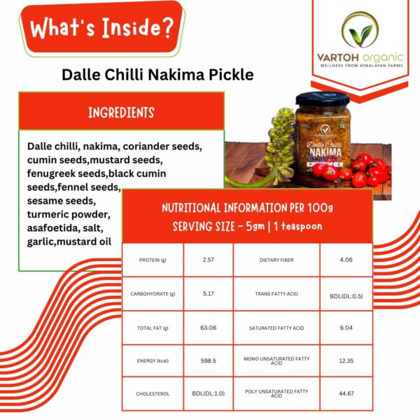Dalle Chilli Nakima Pickle 250g